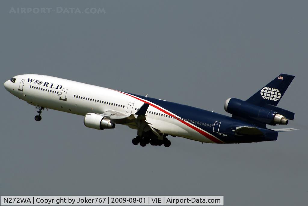 N272WA, 1992 McDonnell Douglas MD-11 C/N 48437, World Airways McDonnell Douglas MD-11
