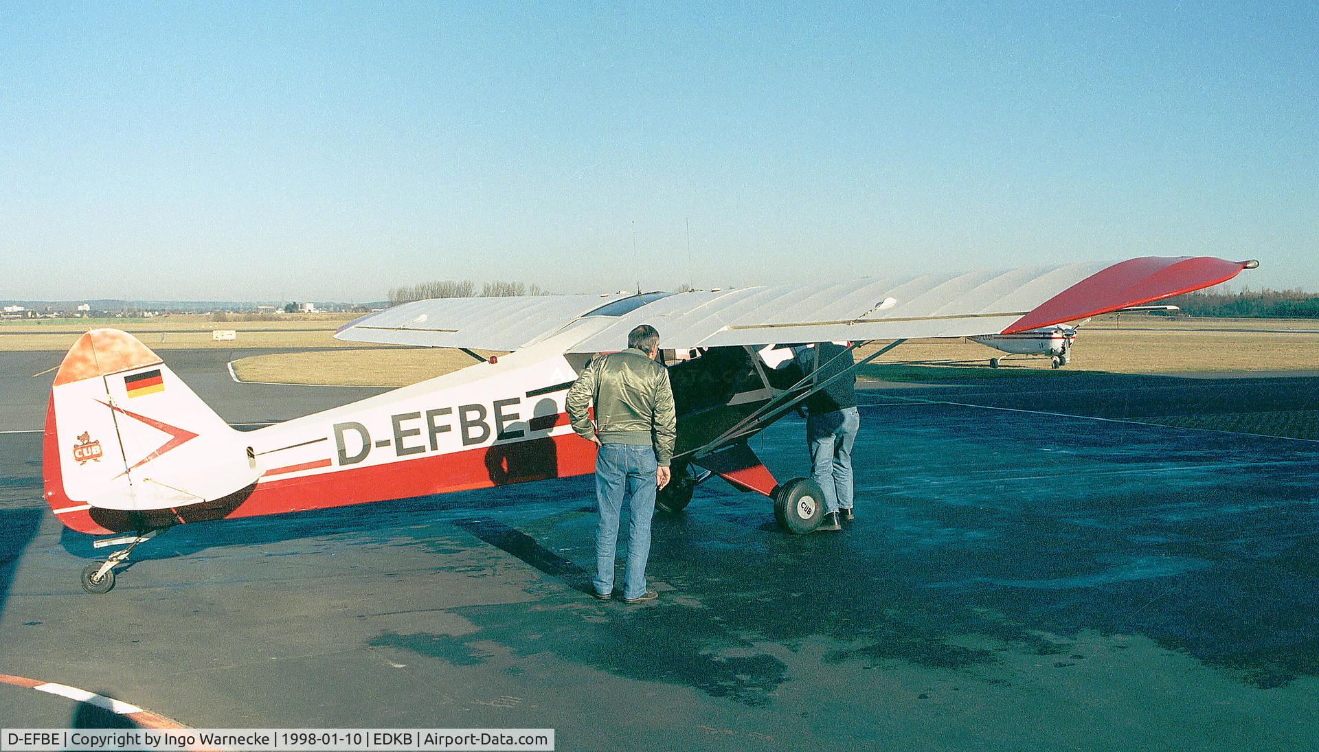 D-EFBE, 1958 Piper PA-18-95 Super Cub Super Cub C/N 18-6278, Piper PA-18-95 Super Cub at Bonn-Hangelar airfield