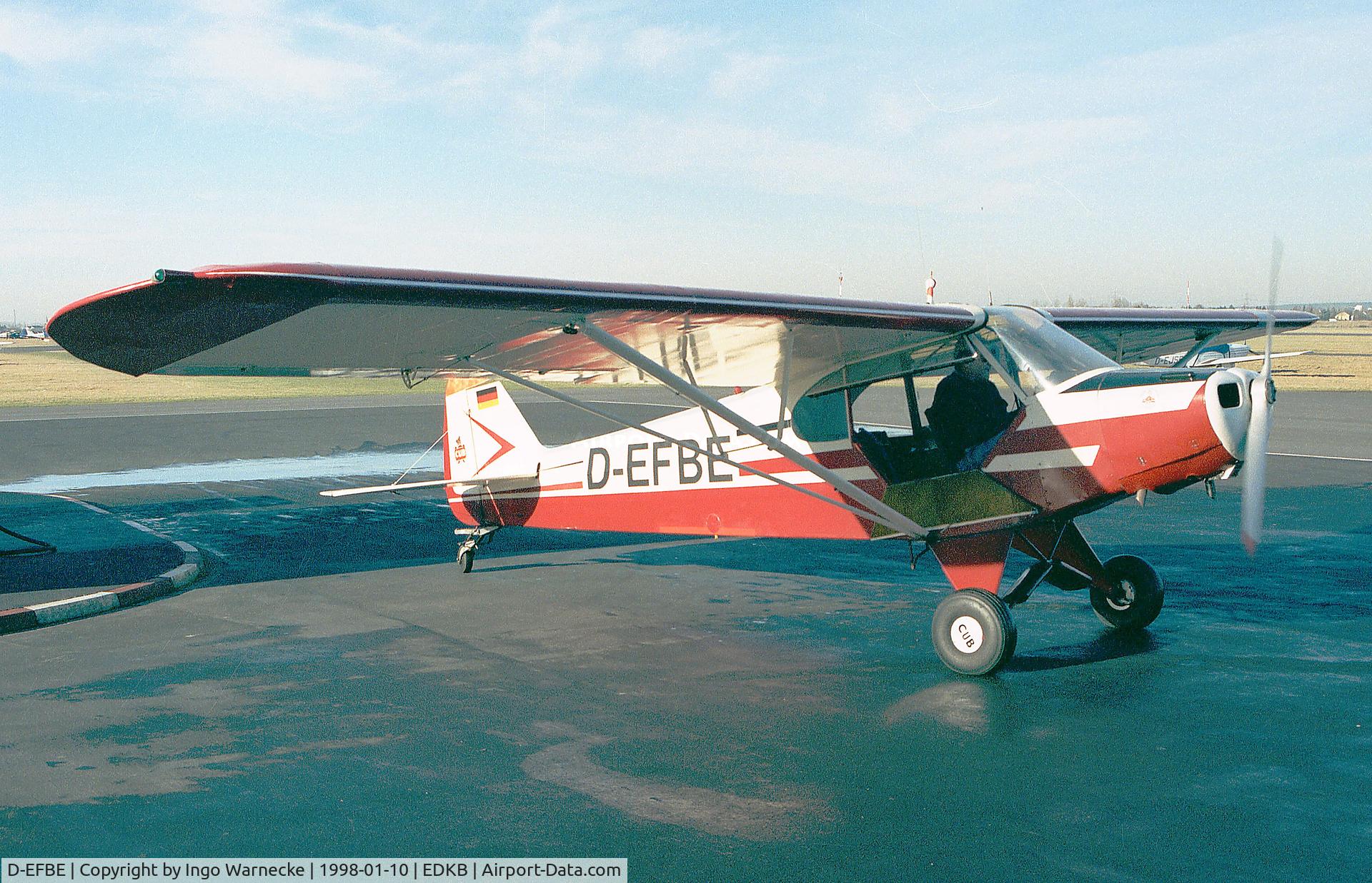 D-EFBE, 1958 Piper PA-18-95 Super Cub Super Cub C/N 18-6278, Piper PA-18-95 Super Cub at Bonn-Hangelar airfield