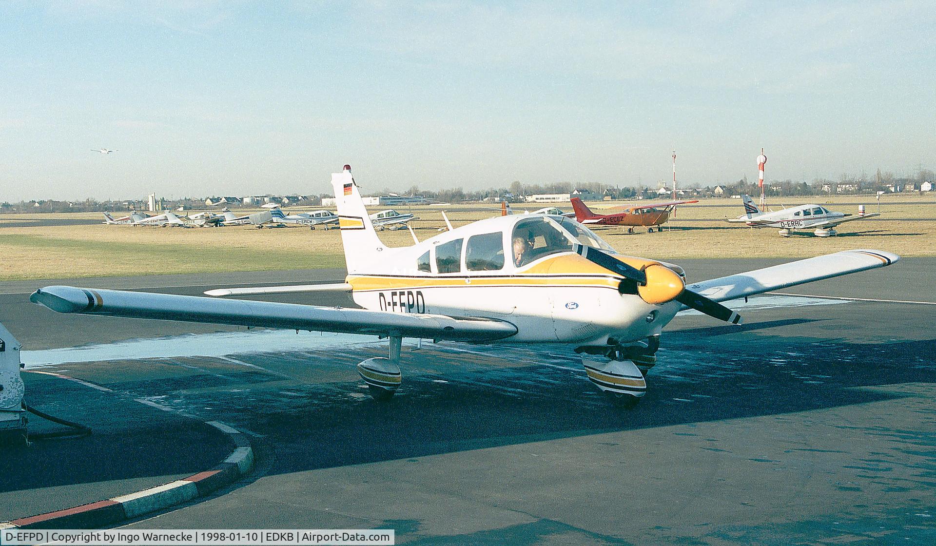 D-EFPD, 1973 Piper PA-28-180 Challenger C/N 28-7305121, Piper PA-28-180 Cherokee Challenger at Bonn-Hangelar airfield