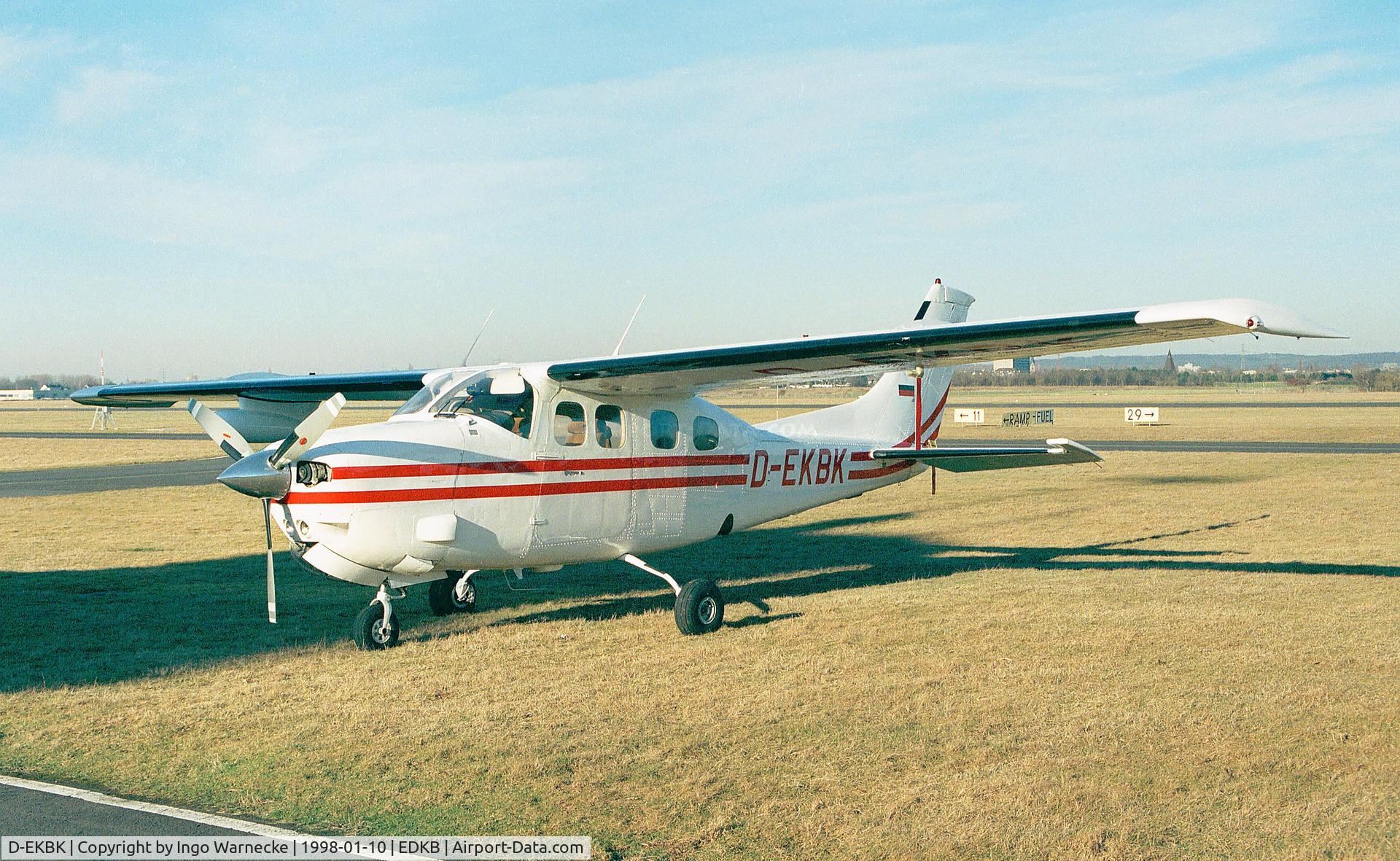 D-EKBK, Cessna P210N Pressurised Centurion C/N P21000661, Cessna P210N Pressurized Centurion II at Bonn-Hangelar airfield
