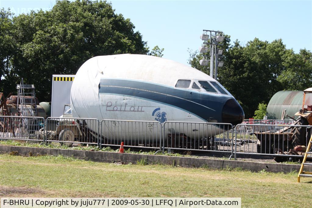 F-BHRU, 1960 Sud Aviation SE-210 Caravelle III C/N 58, nose preseved at La Ferté Alais