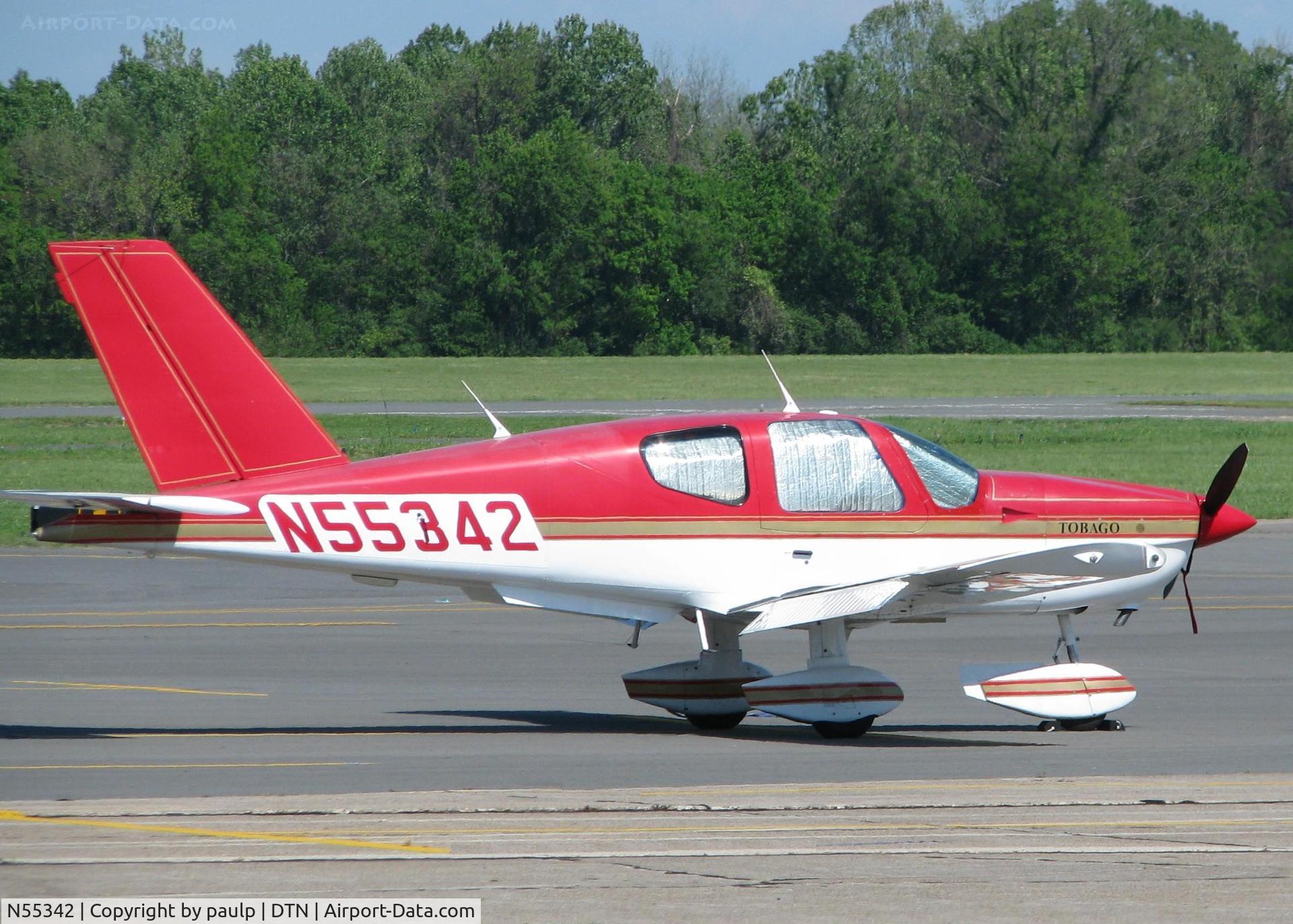 N55342, Socata TB-10 Tobago C/N 1183, At Downtown Shreveport.