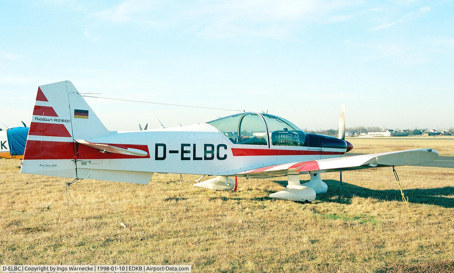 D-ELBC, Robin R-2160D Acrobin Alpha Sport C/N 121, Robin R.2160D Acrobin at Bonn-Hangelar airfield