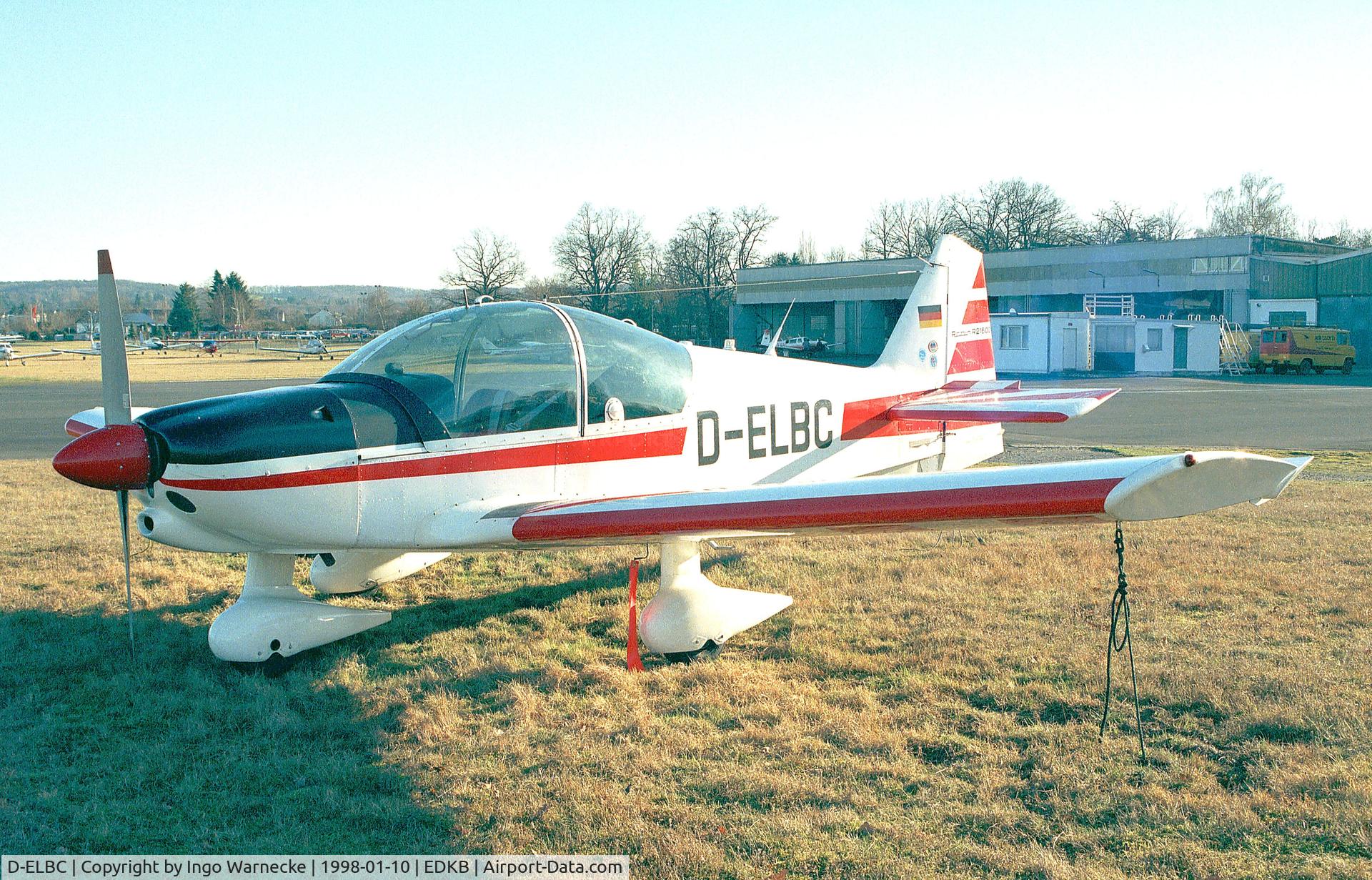 D-ELBC, Robin R-2160D Acrobin Alpha Sport C/N 121, Robin R.2160D Acrobin at Bonn-Hangelar airfield