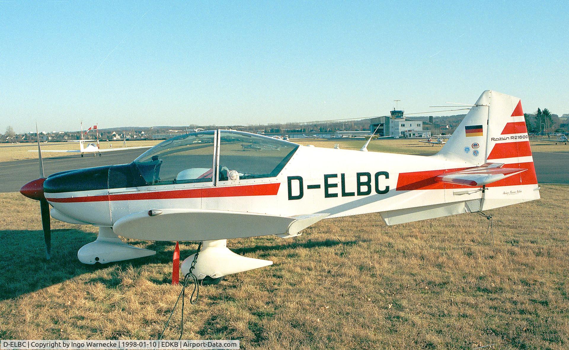 D-ELBC, Robin R-2160D Acrobin Alpha Sport C/N 121, Robin R.2160D Acrobin at Bonn-Hangelar airfield