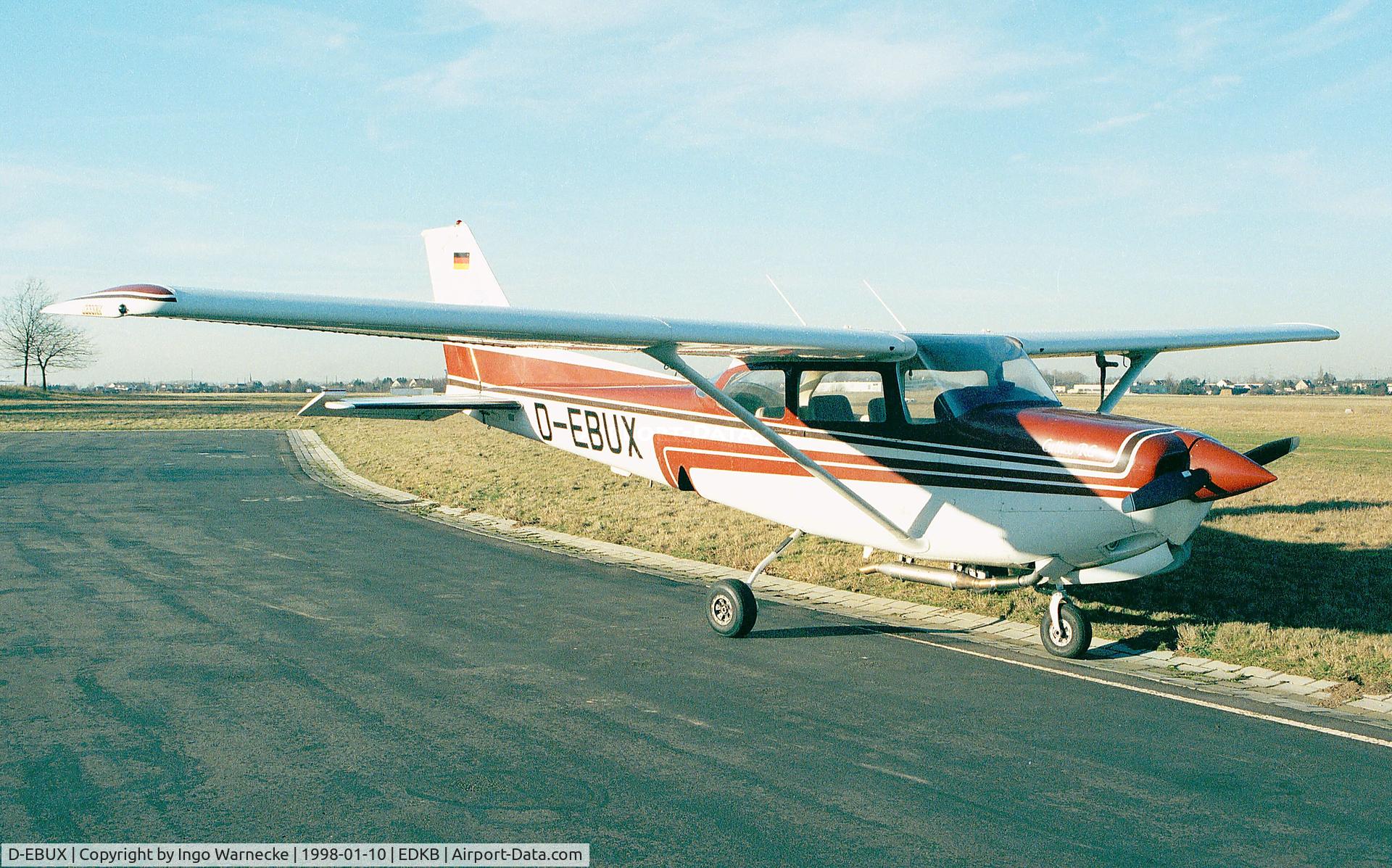 D-EBUX, 1981 Cessna 172RG Cutlass RG C/N 172RG0803, Cessna 172RG Cutlass at Bonn-Hangelar airfield