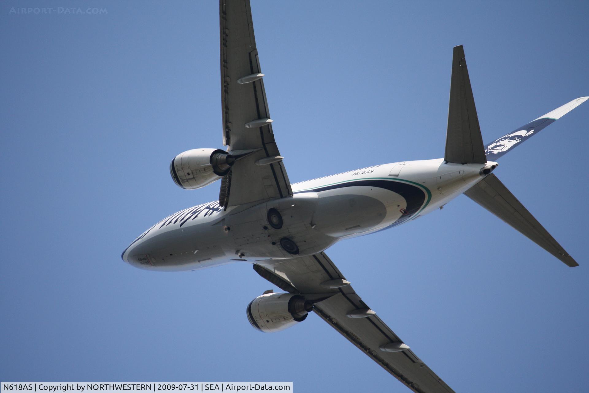 N618AS, 2000 Boeing 737-790 C/N 30543, SEATTLE -ANCHORAGE