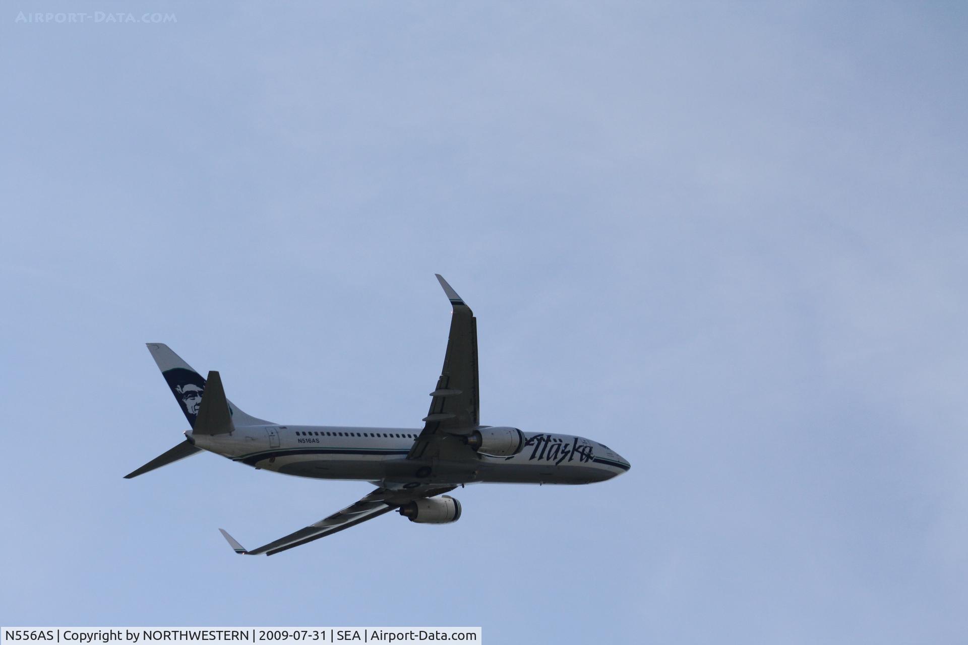 N556AS, 2006 Boeing 737-890 C/N 35175, SEATTLE-HOUSTON