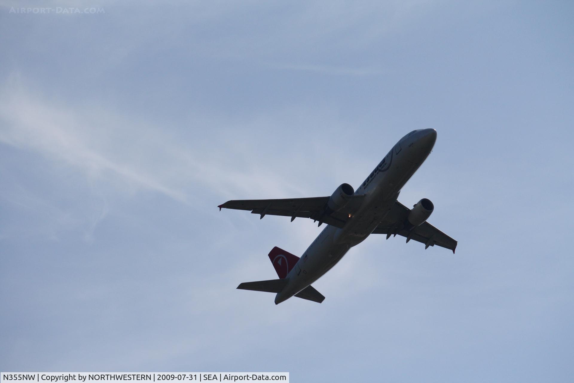 N355NW, 1998 Airbus A320-212 C/N 807, SEATTLE-MINNEAPOLIS