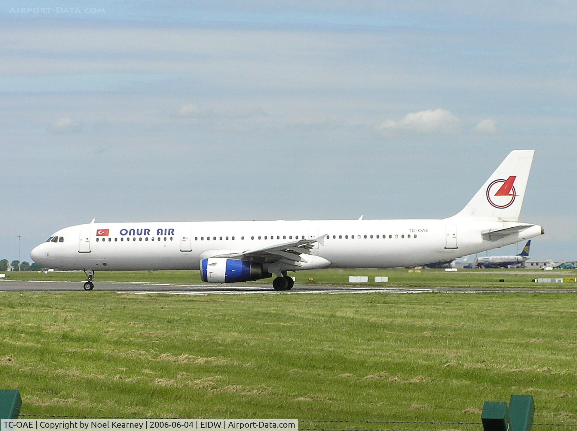 TC-OAE, 1997 Airbus A321-231 C/N 663, Departing off Rwy 28