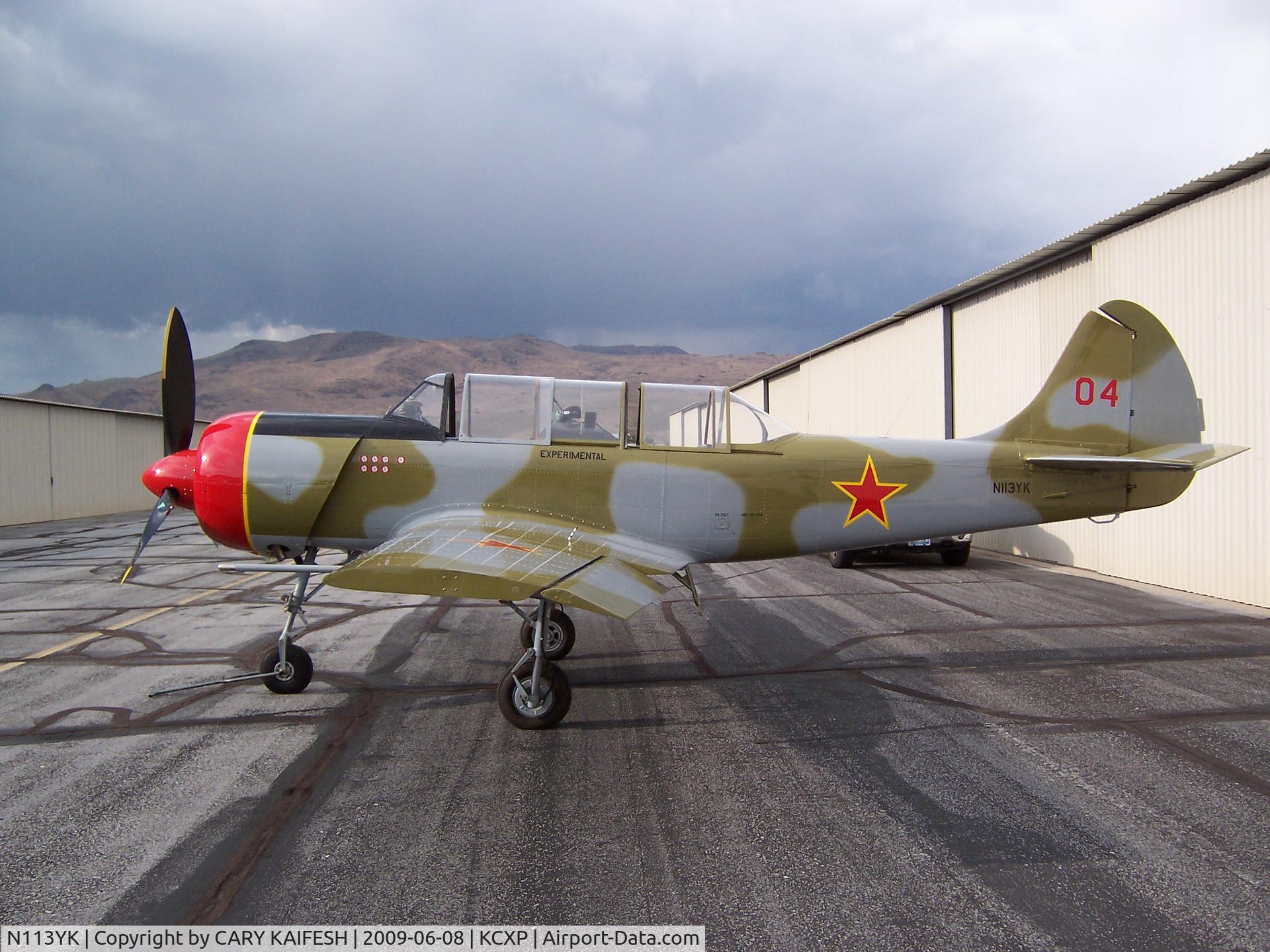 N113YK, 1991 Yakovlev Yak-52 C/N 9111114, YAK 52,  SERIAL NO.  9111114,  1991