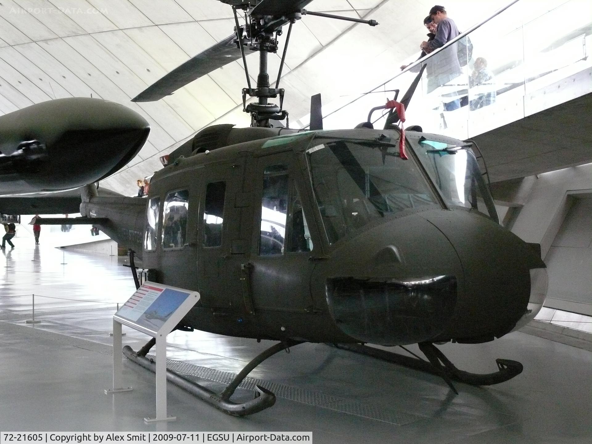 72-21605, 1972 Bell UH-1H Iroquois C/N 13304, Bell UH-1H Iroquois 72-21605/0-21605 US Army in the American Air Museum