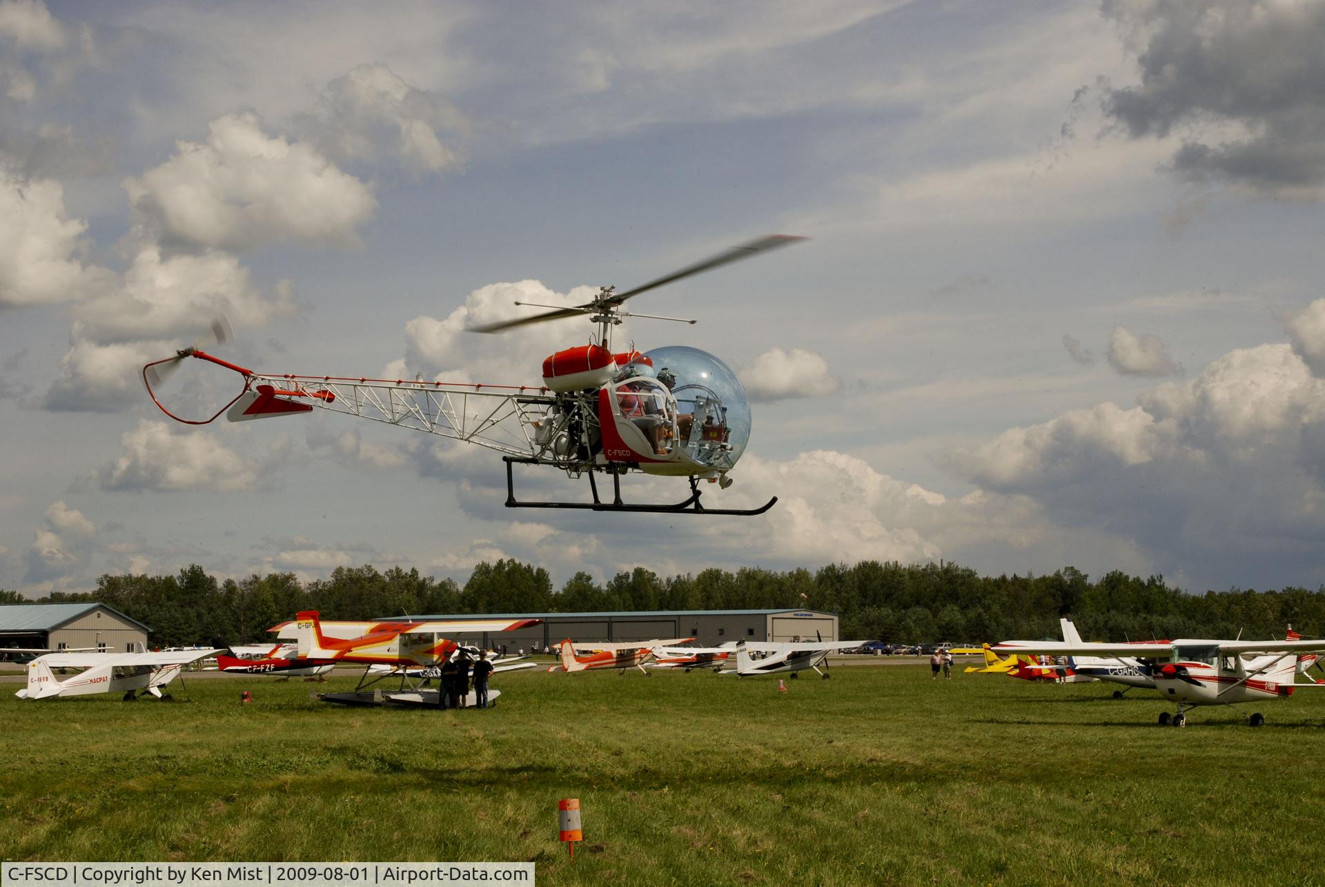 C-FSCD, 1965 Bell 47G-4 C/N 3343, Edenvale Aerodrome, Stayner Ontario Canada