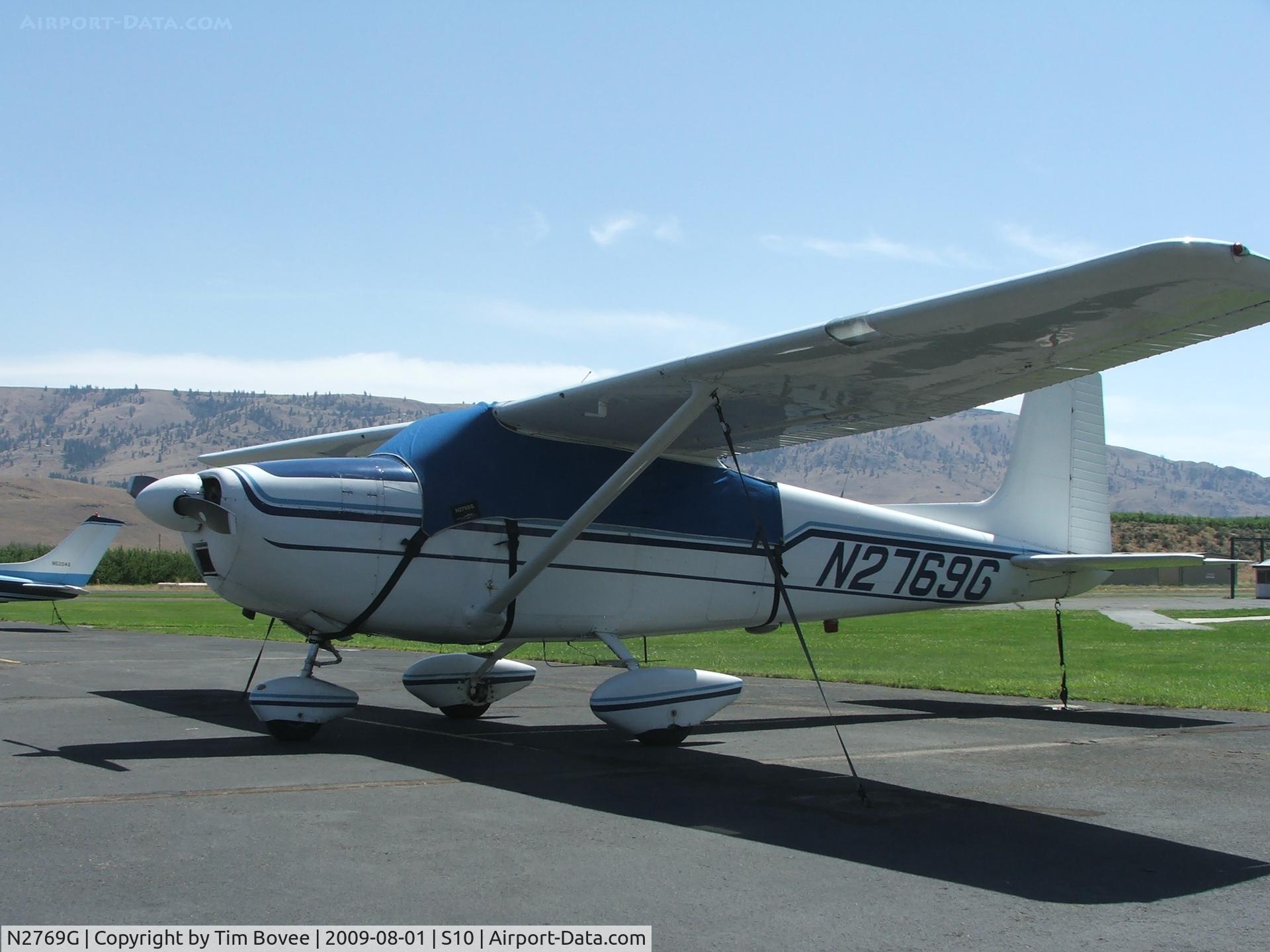 N2769G, 1959 Cessna 182B Skylane C/N 52069, Maybe if I cover my eyes they won't see me.