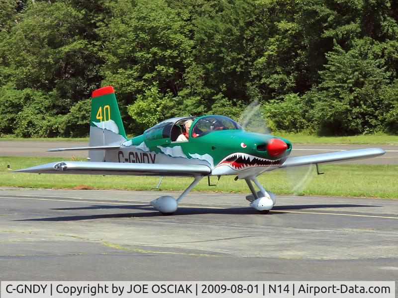 C-GNDY, 2008 Vans RV-7A C/N 72932, Getting ready to leave the Flying W