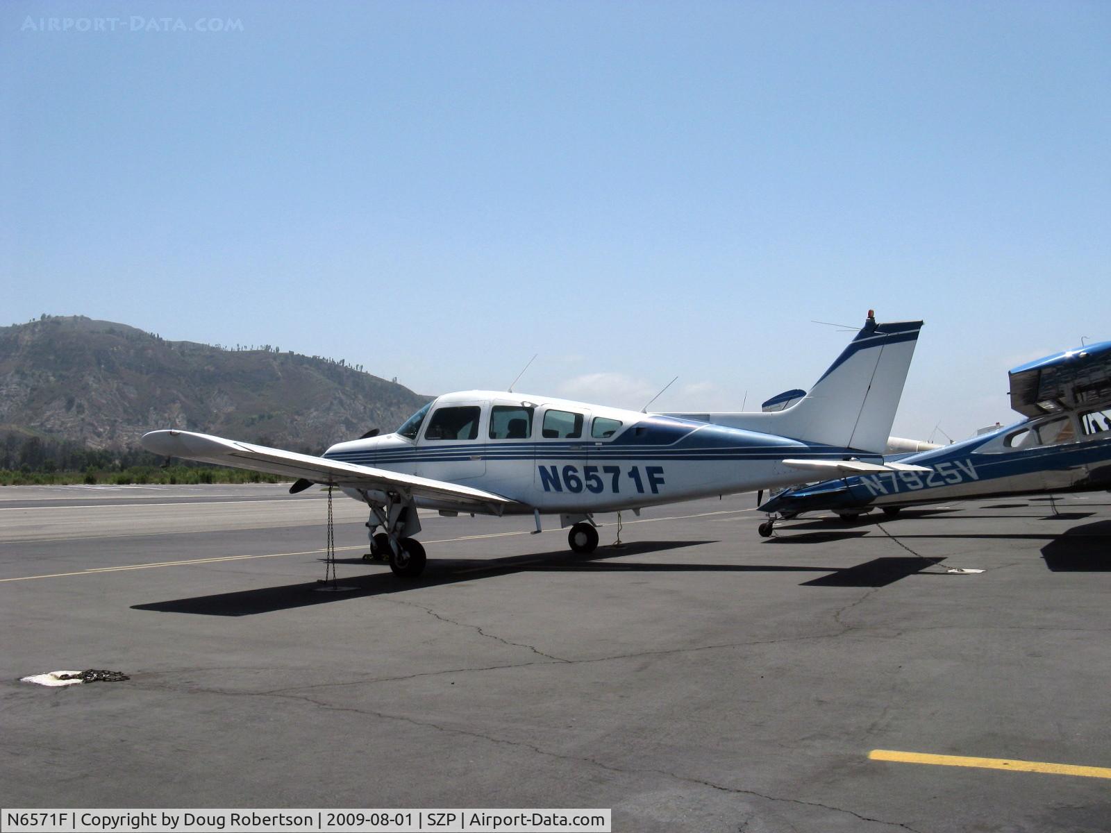 N6571F, 1983 Beech C24R C/N MC-789, 1983 Beech C24R SIERRA 200, Lycoming O&VO-360 200 Hp