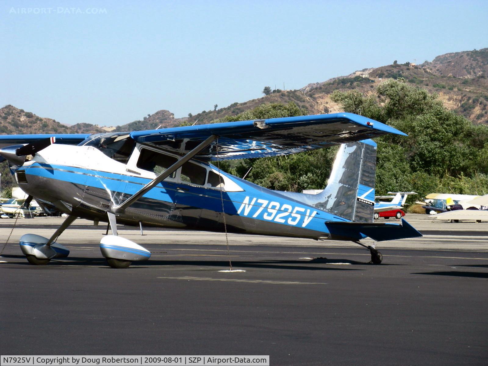 N7925V, 1966 Cessna 180H Skywagon C/N 18051825, 1966 Cessna 180H, Continental O-470 230 Hp, long range fuel-24 gallons in outer wing tips, highly mirror polished