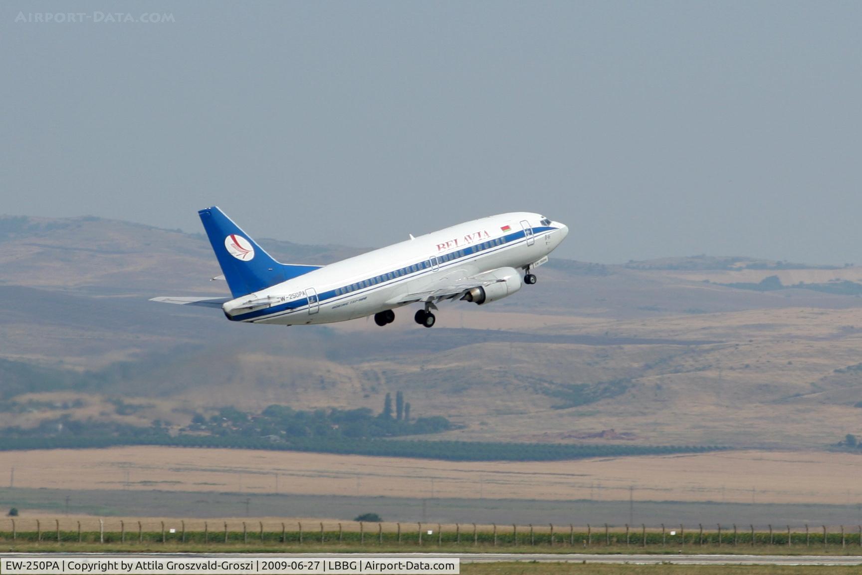EW-250PA, 1995 Boeing 737-524 C/N 26319, Burgas International Airport - LBBG - Sarafovo