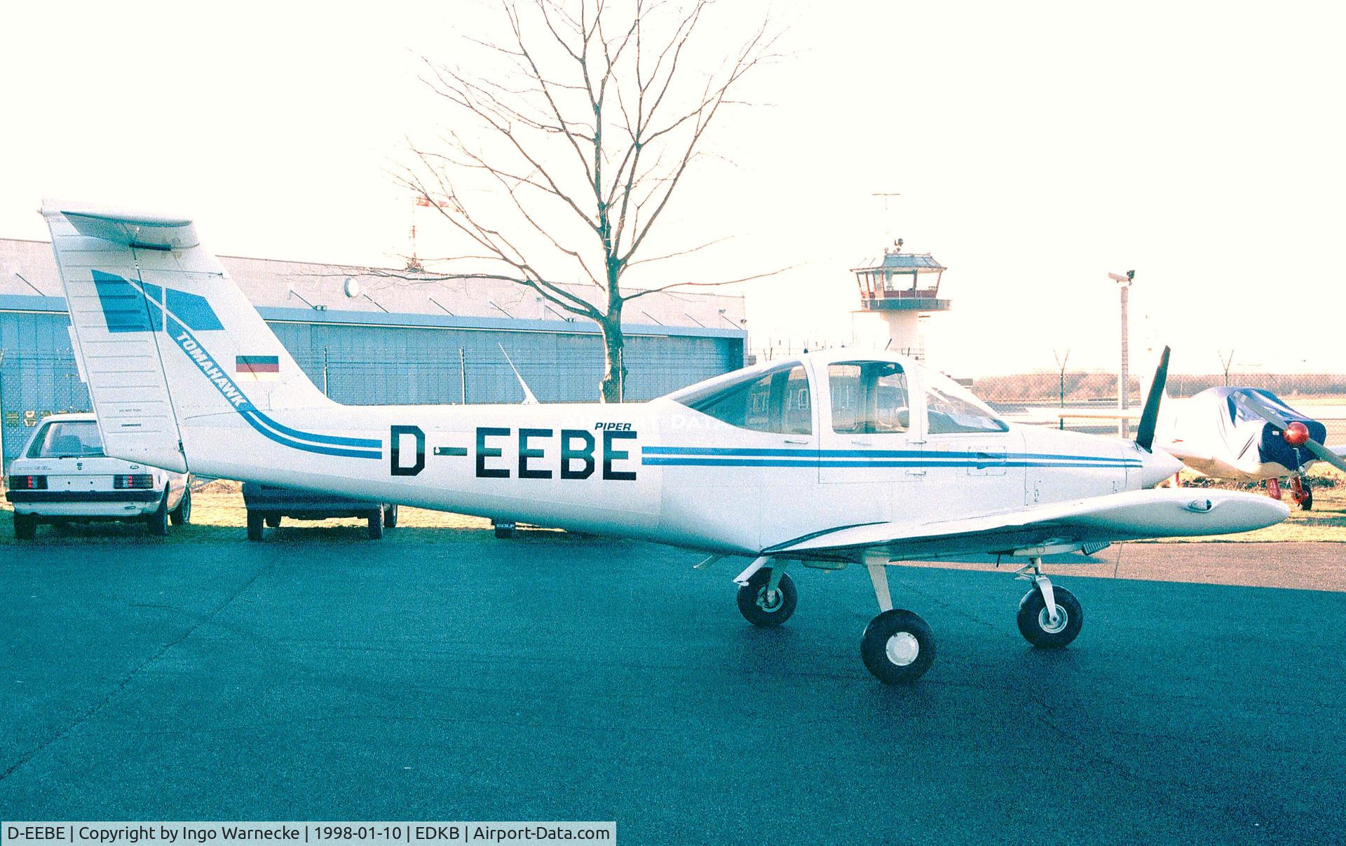 D-EEBE, 1980 Piper PA-38-112 Tomahawk Tomahawk C/N 38-80A0112, Piper PA-38-112 Tomahawk at Bonn-Hangelar airfield