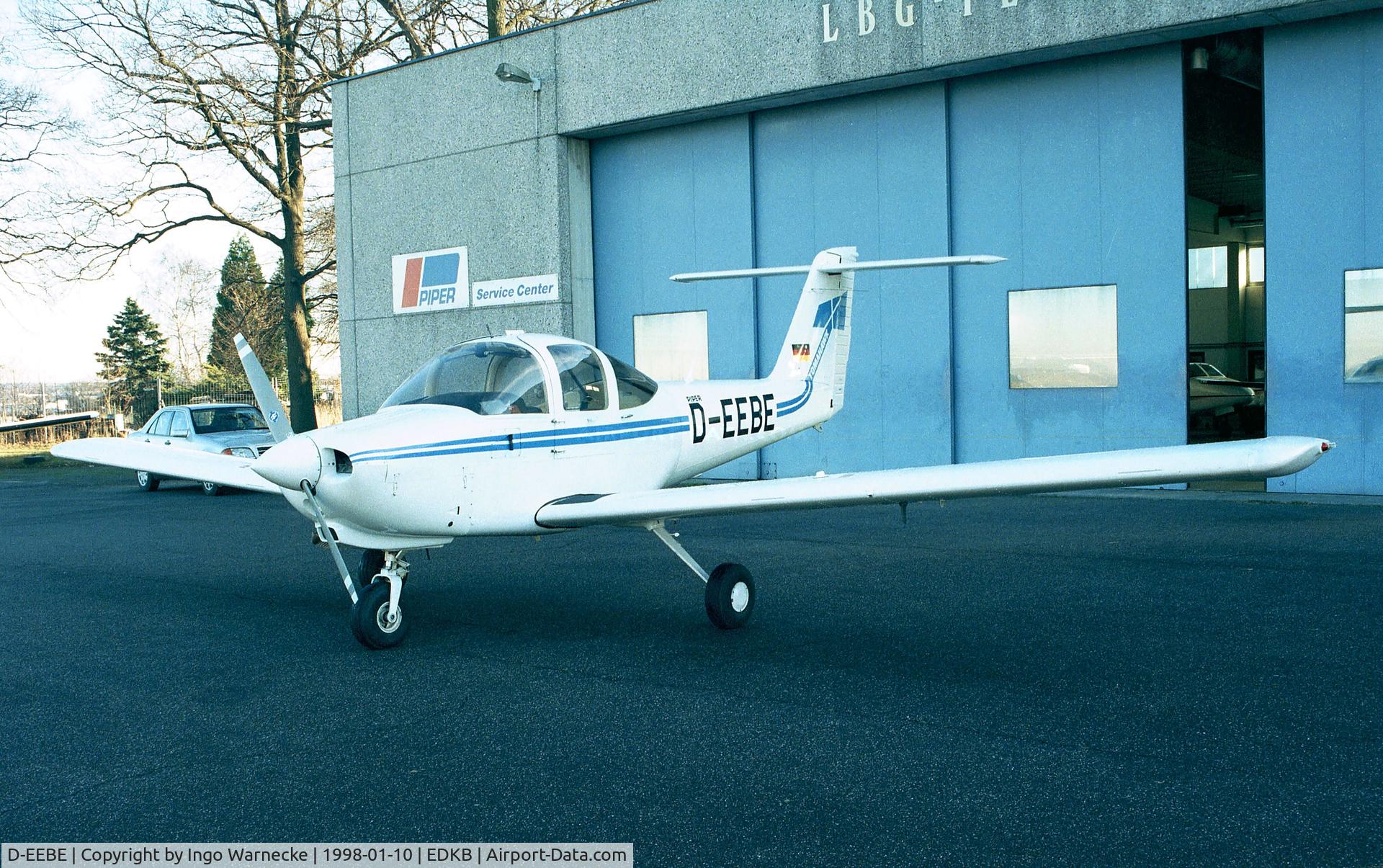 D-EEBE, 1980 Piper PA-38-112 Tomahawk Tomahawk C/N 38-80A0112, Piper PA-38-112 Tomahawk at Bonn-Hangelar airfield
