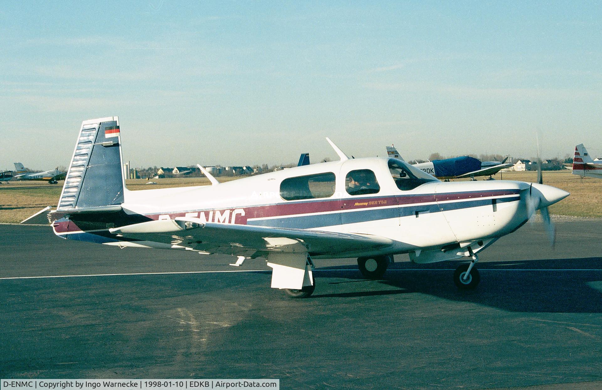 D-ENMC, 1988 Mooney M20K C/N 25-1195, Mooney M20K Model 252 TSE at Bonn-Hangelar airfield