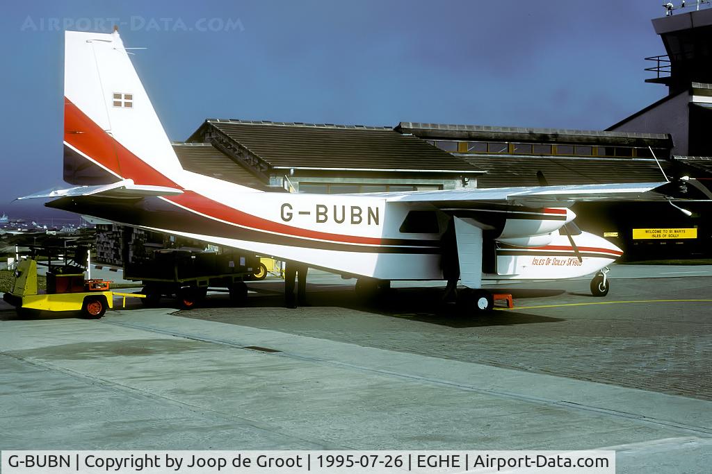 G-BUBN, 1993 Pilatus Britten-Norman BN-2B-26 Islander C/N 2270, Daytrip from Lands End to the Isles of Scilly.