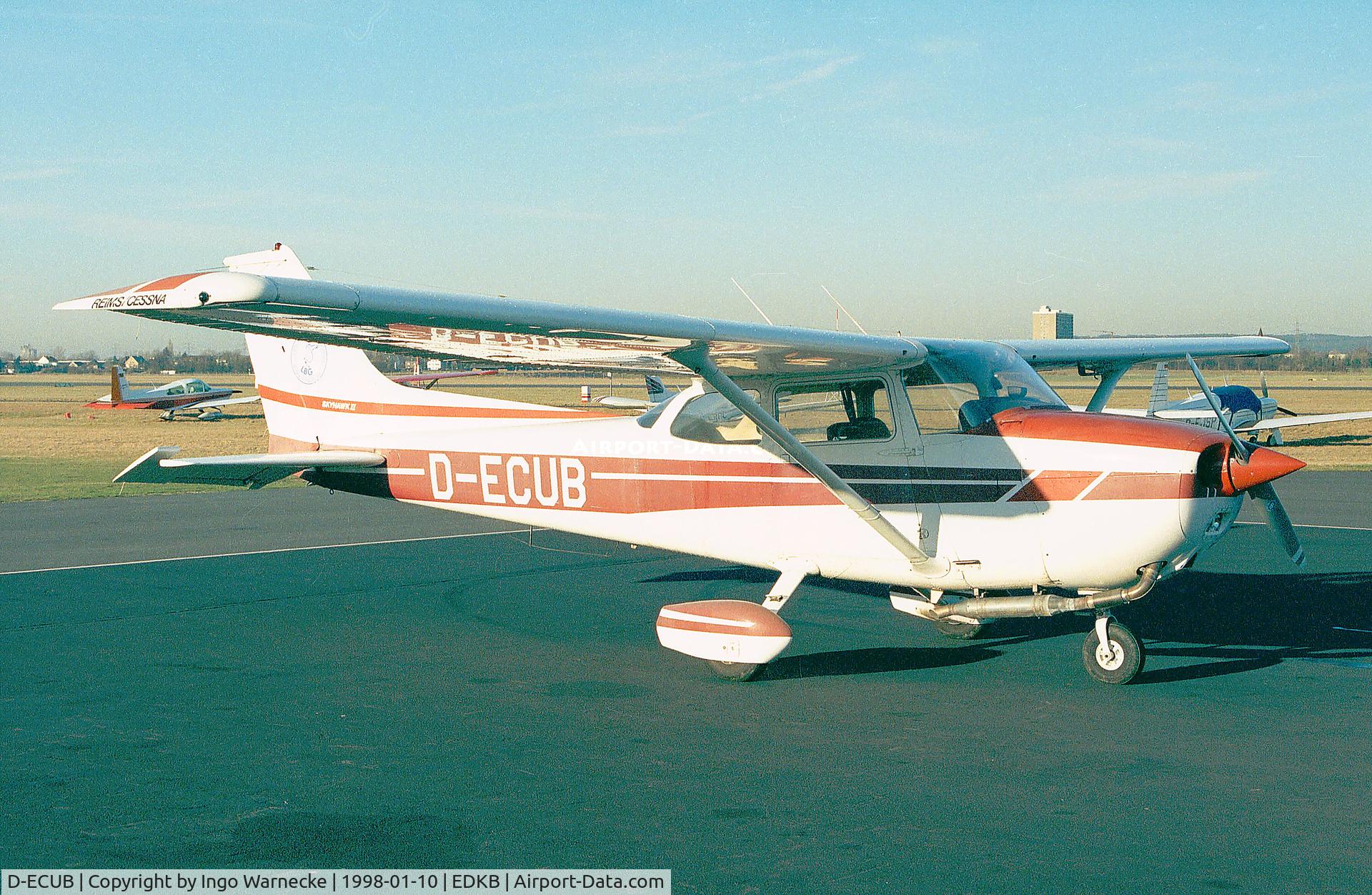 D-ECUB, 1979 Reims F172N Skyhawk C/N 1823, Cessna (Reims) F172N Skyhawk II at Bonn-Hangelar airfield