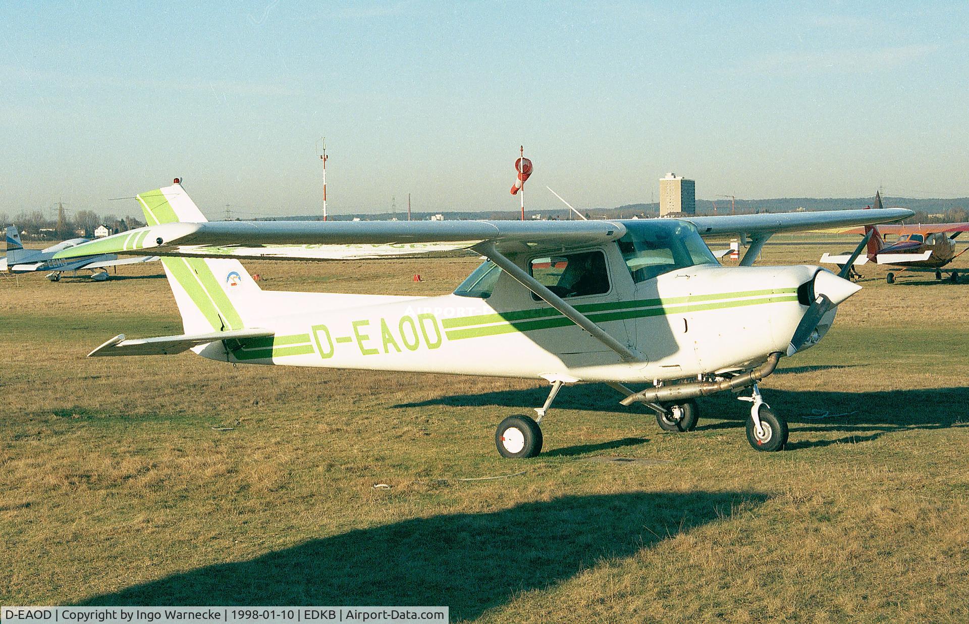 D-EAOD, Reims F152 C/N 1910, Cessna (Reims) F152 at Bonn-Hangelar airfield
