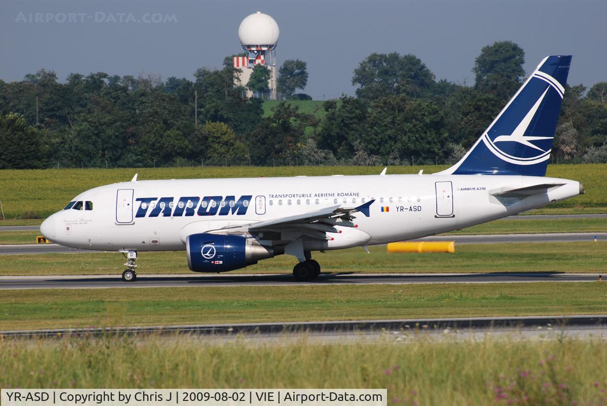 YR-ASD, 2007 Airbus A318-111 C/N 3225, TAROM Airbus A318-111