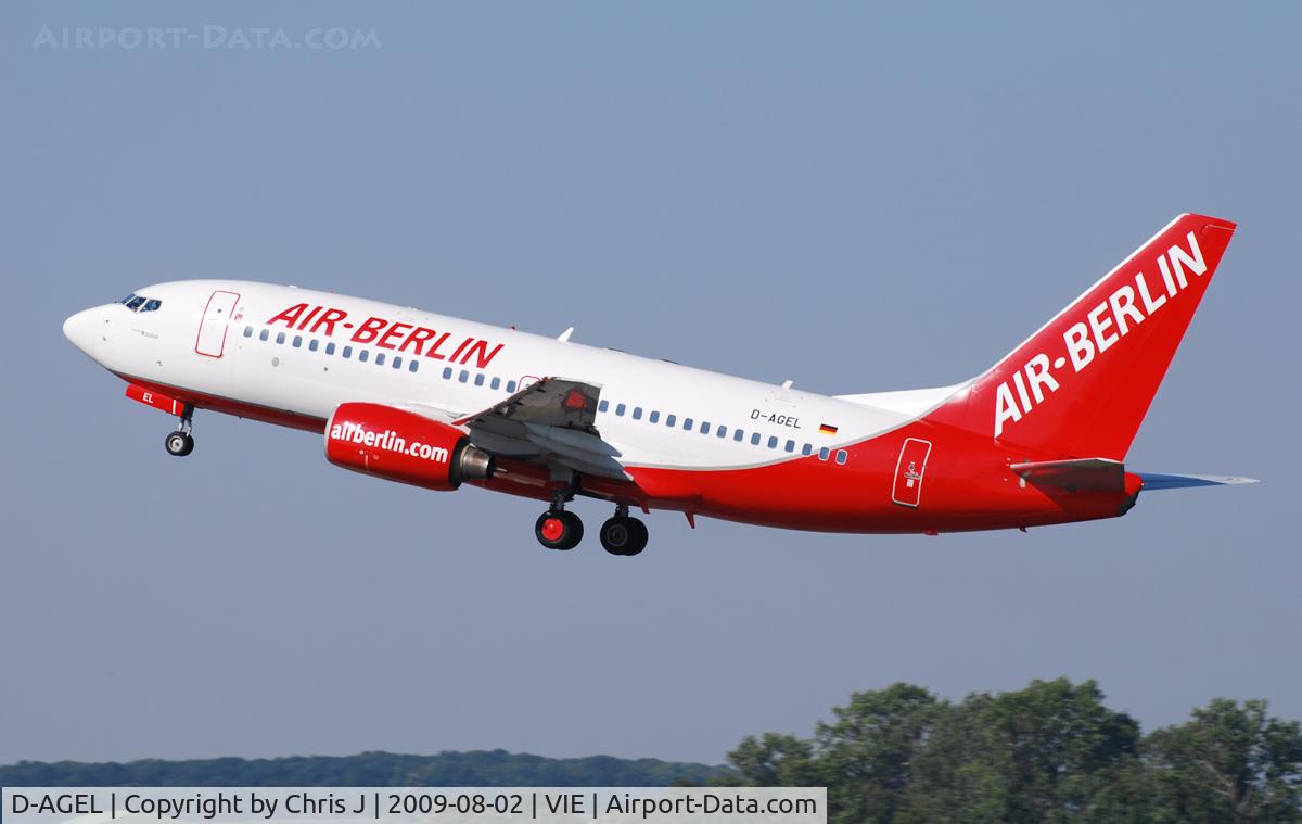 D-AGEL, 1997 Boeing 737-75B C/N 28110, Air Berlin Boeing 737-75B