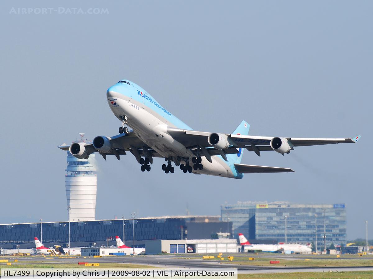 HL7499, 2004 Boeing 747-4B5F/SCD C/N 33517, Korean Air Cargo Boeing 747-4B5F
