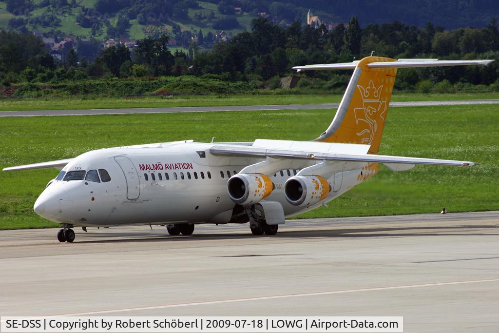 SE-DSS, 1994 British Aerospace Avro 146-RJ100 C/N E3245, Fuelstop