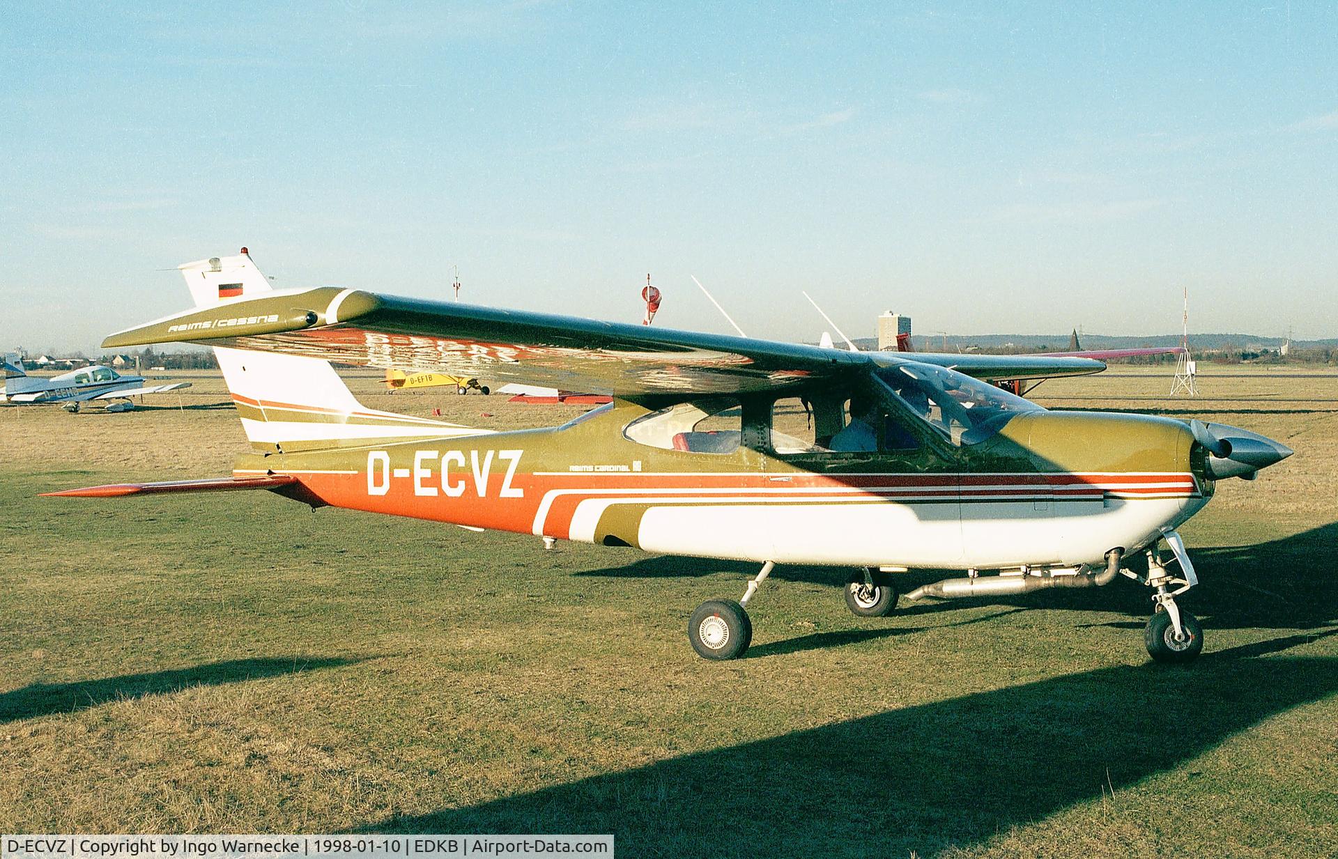 D-ECVZ, Reims F177RG Cardinal RG C/N 0074, Cessna (Reims) F177RG Cardinal RG at Bonn-Hangelar airfield