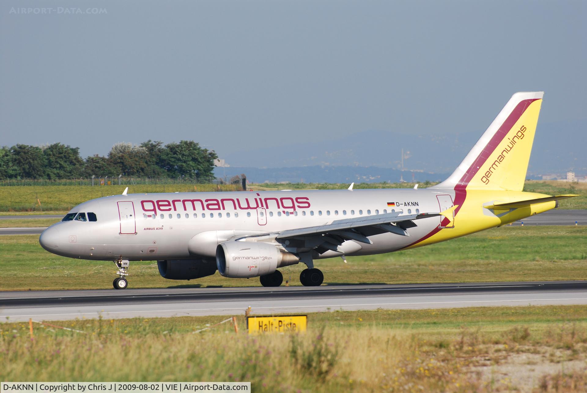 D-AKNN, 1999 Airbus A319-112 C/N 1136, Germanwings Airbus A319-112