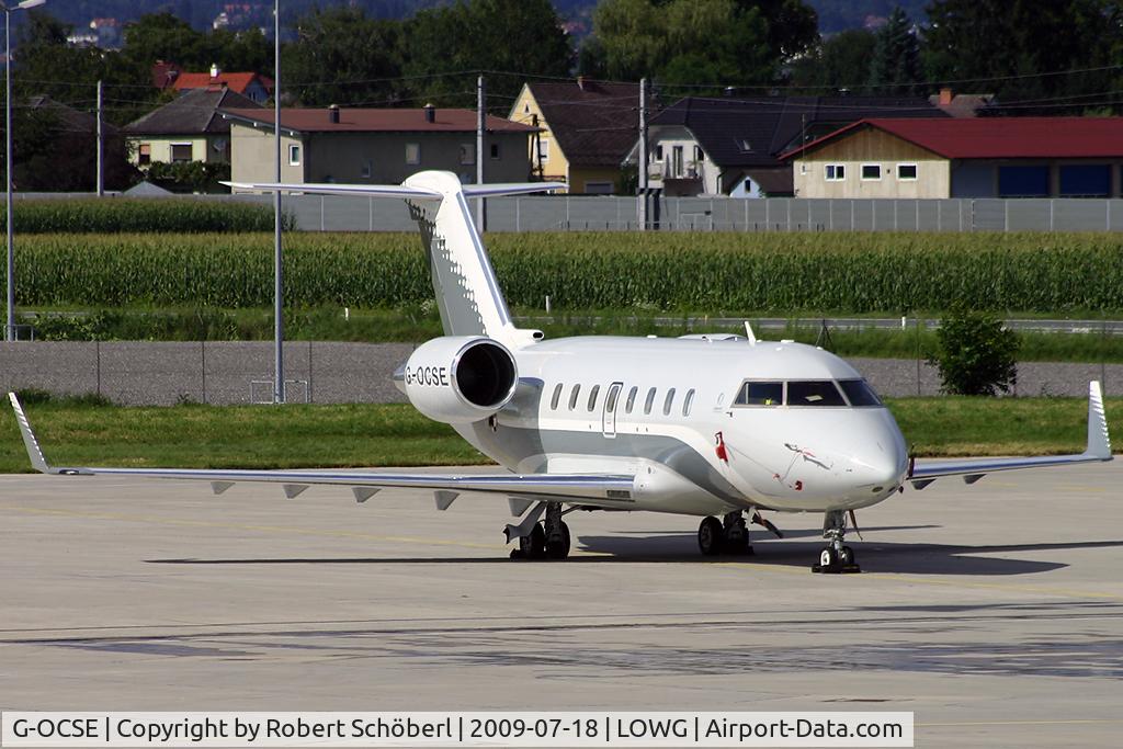 G-OCSE, 2007 Bombardier Challenger 605 (CL-600-2B16) C/N 5710, Visitor @ LOWG