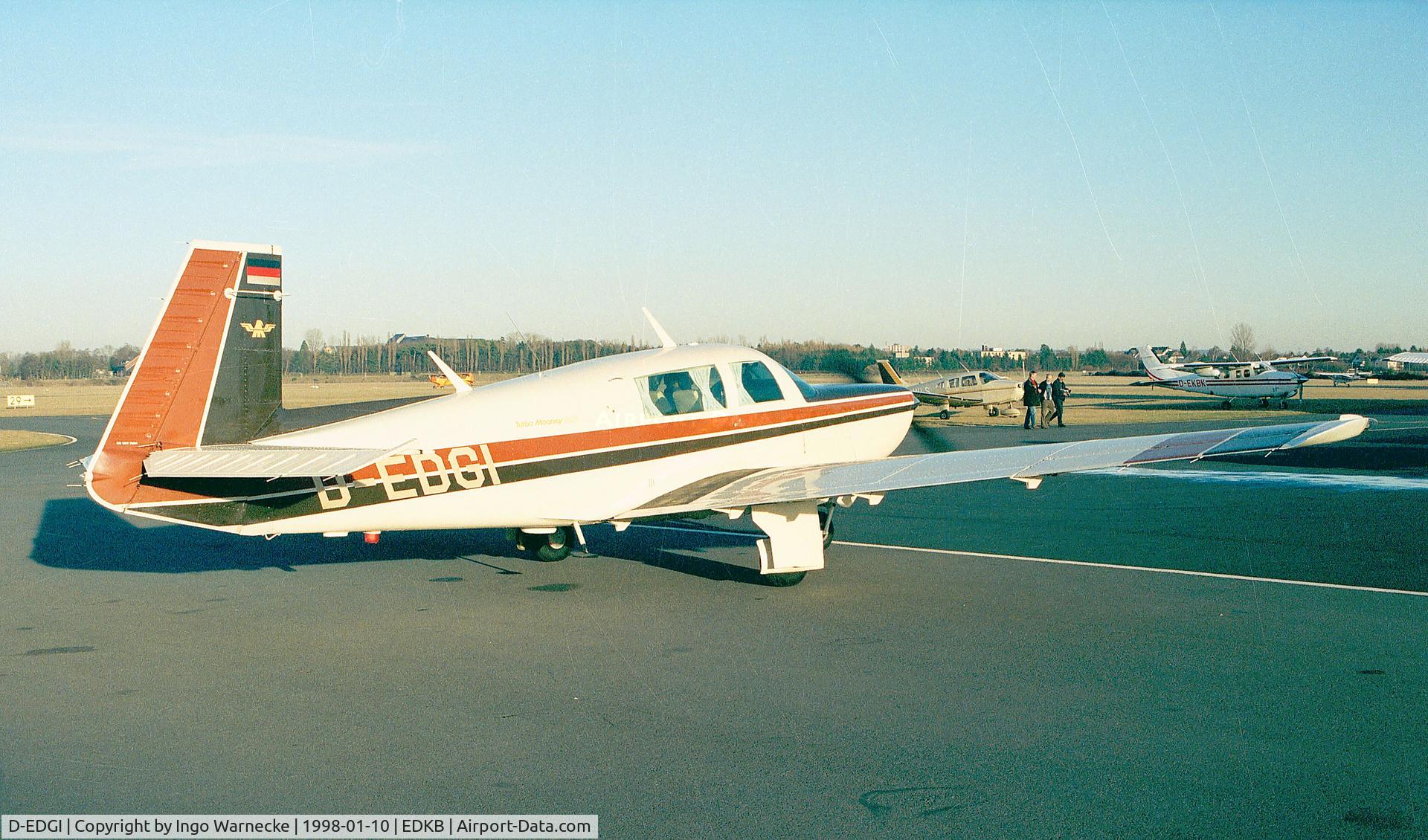 D-EDGI, 1979 Mooney M20K C/N 250193, Mooney M20K Model 231 at Bonn-Hangelar airfield