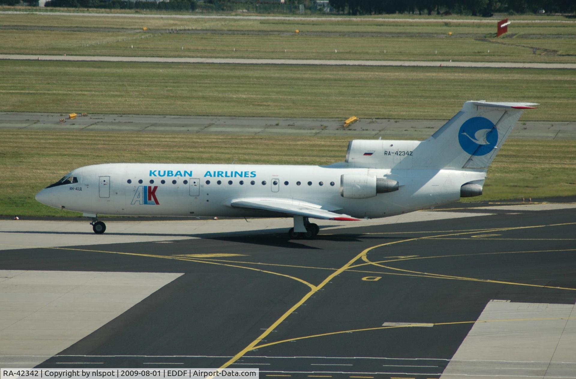 RA-42342, 1987 Yakovlev Yak-42D C/N 4520421706302, ...