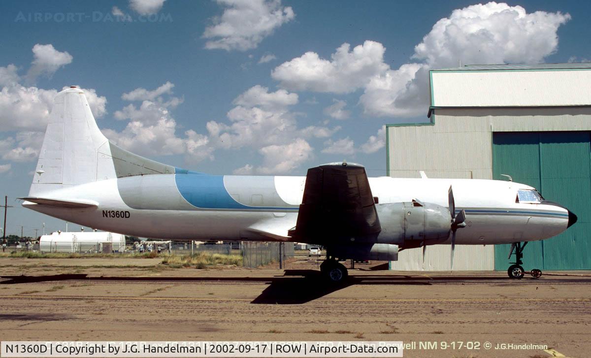 N1360D, 1951 Convair 340 C/N 241, at Roswell NM