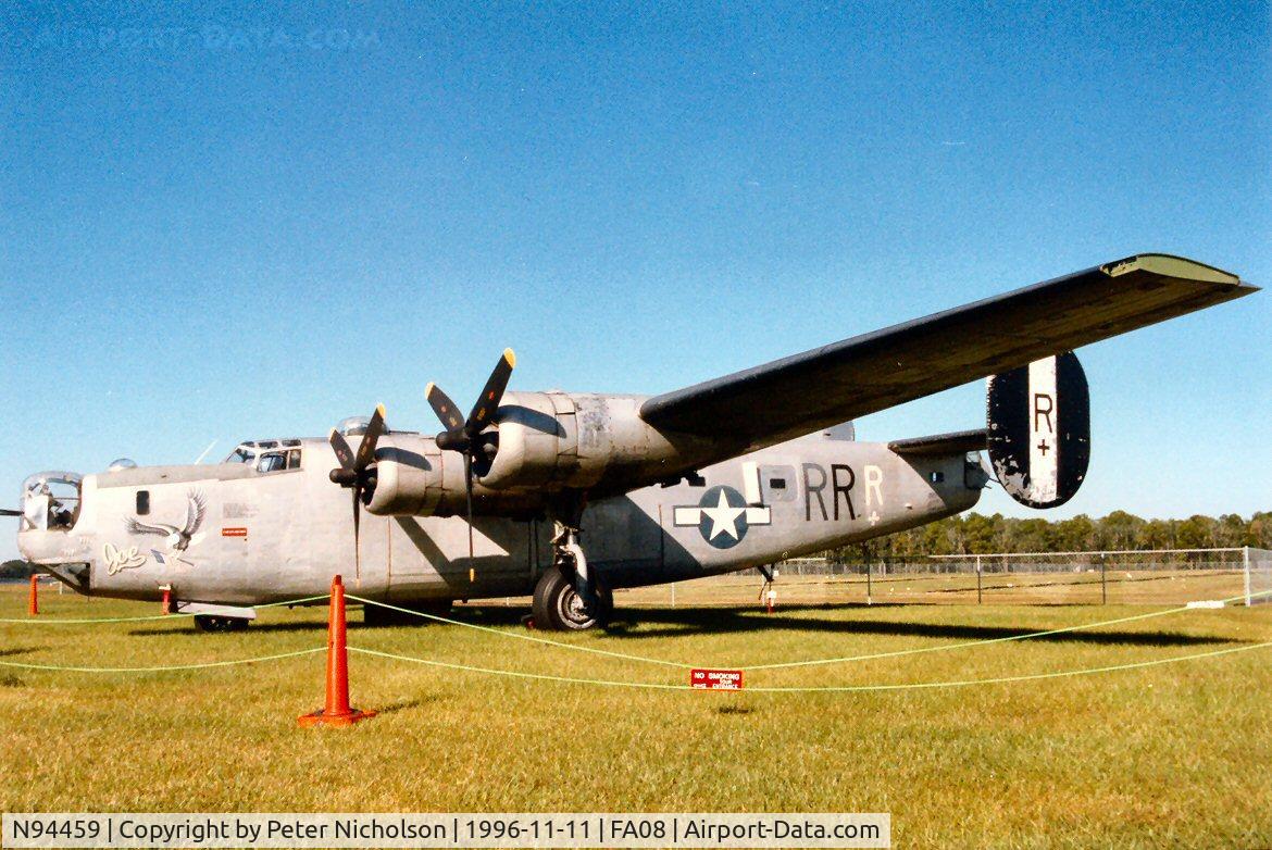 N94459, 1944 Consolidated B-24J Liberator C/N 1567, Another view of the B-24J as 42-50551 as seen at the Fantasy of Flight Museum, Polk City in November 1996.