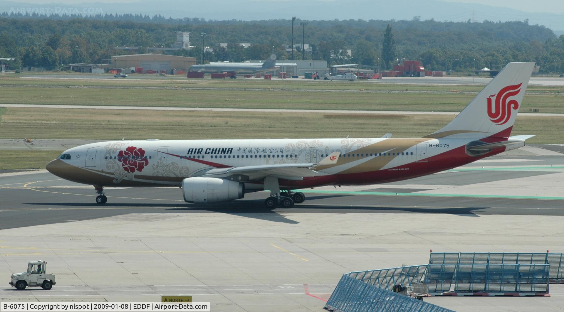 B-6075, 2006 Airbus A330-243 C/N 785, in special colours.