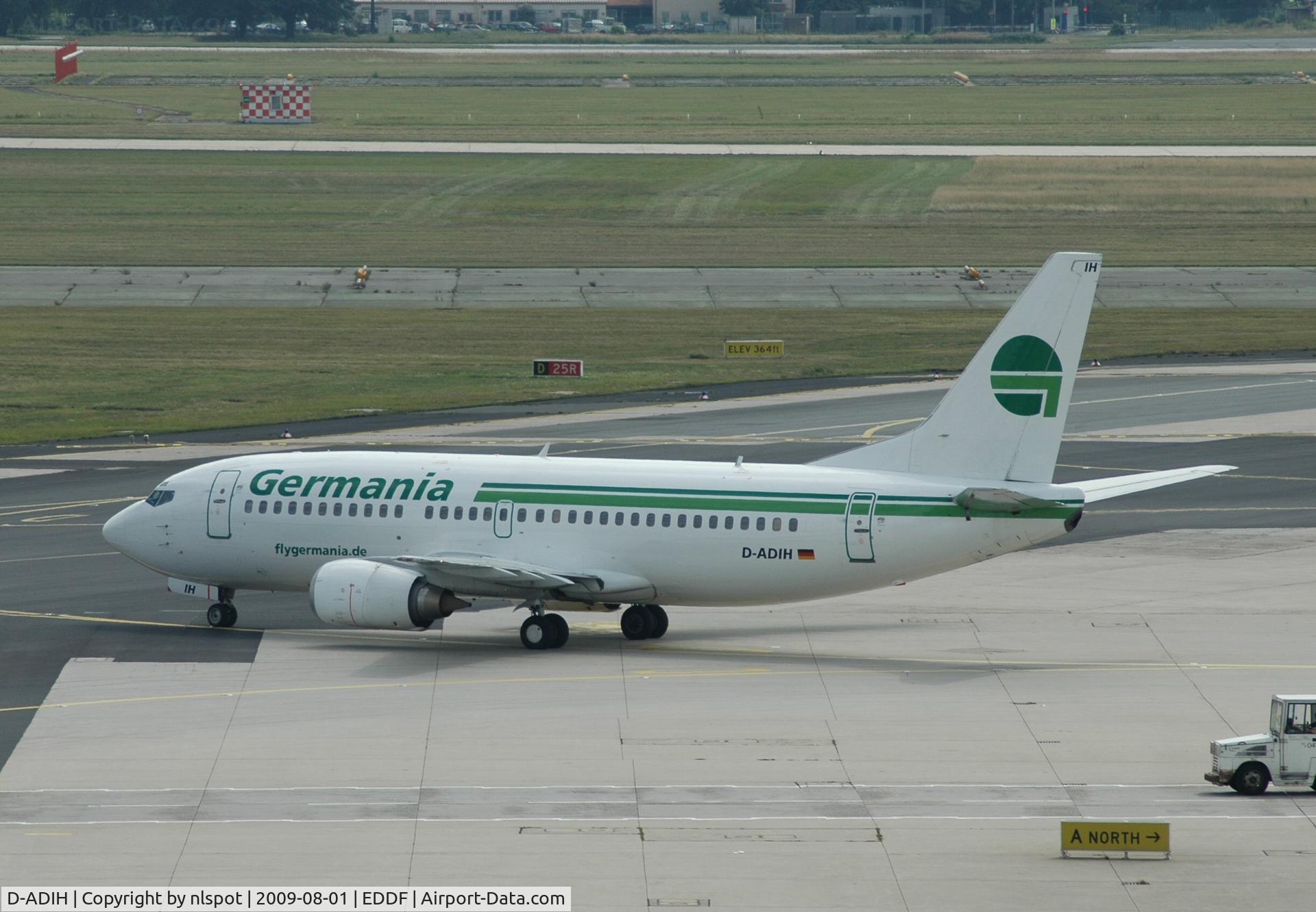D-ADIH, 1988 Boeing 737-3Y0 C/N 23921, now in Germania colours.