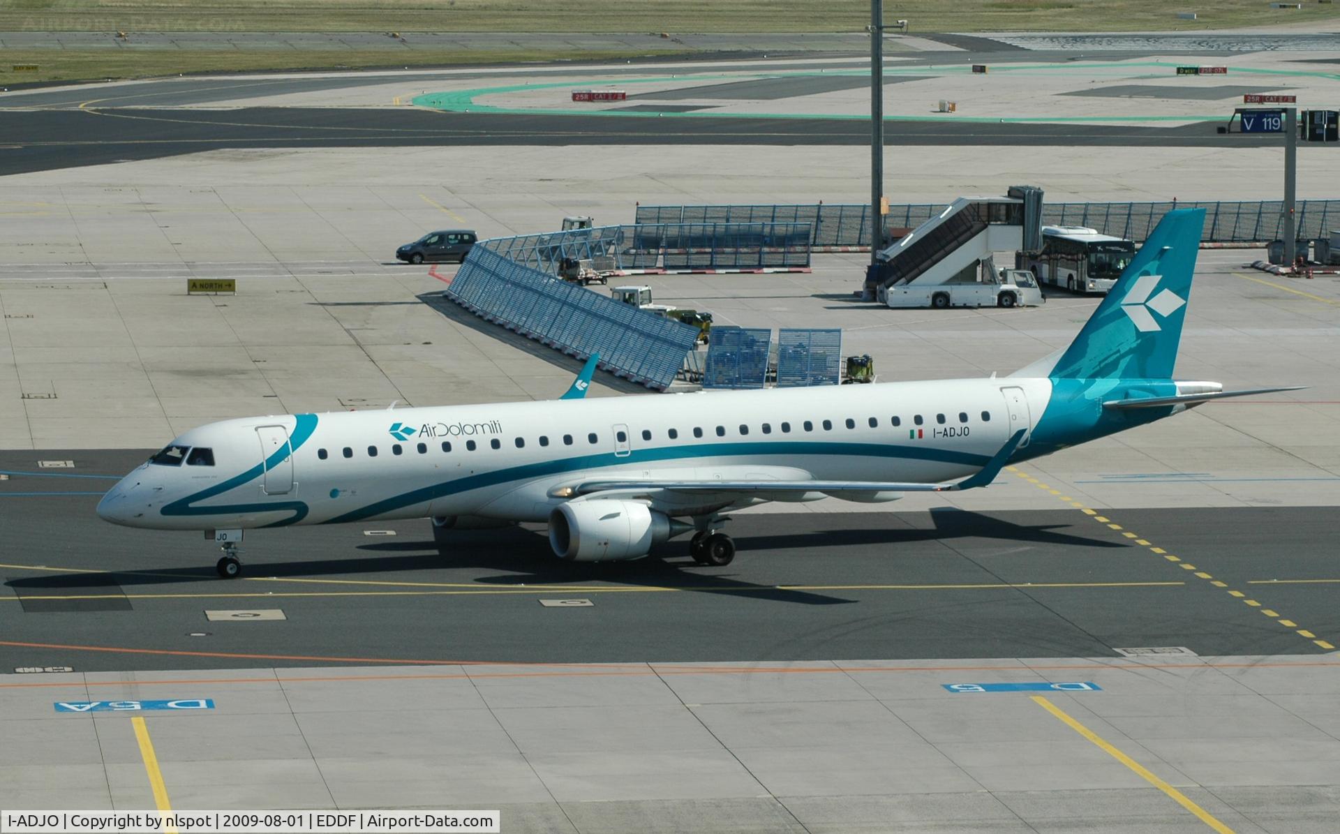 I-ADJO, 2009 Embraer 195LR (ERJ-190-200LR) C/N 19000280, ...