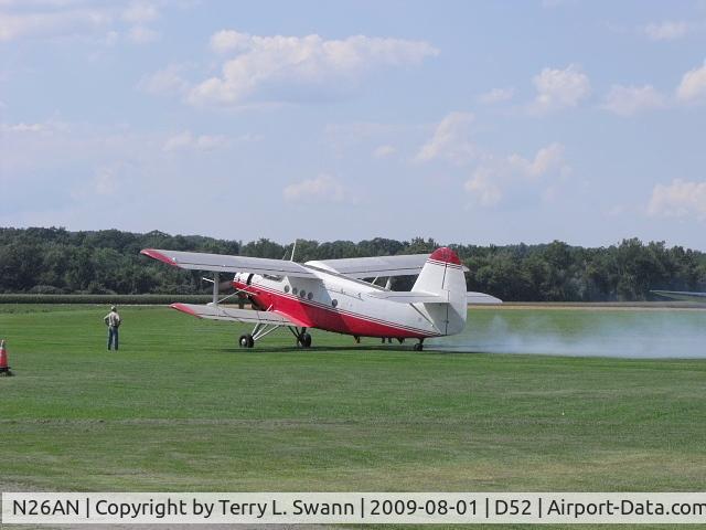 N26AN, 1987 Antonov (PZL-Mielec) An-2R C/N 1G226-56, Engine start up after annual.