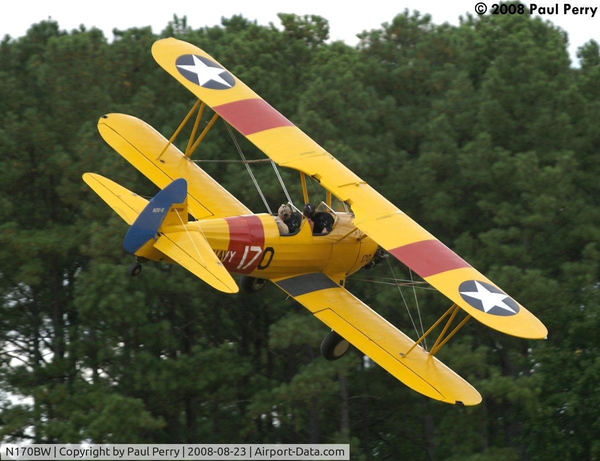 N170BW, Boeing PT-17 Kaydet (A75N1) C/N 75-8260, Looking good, very good