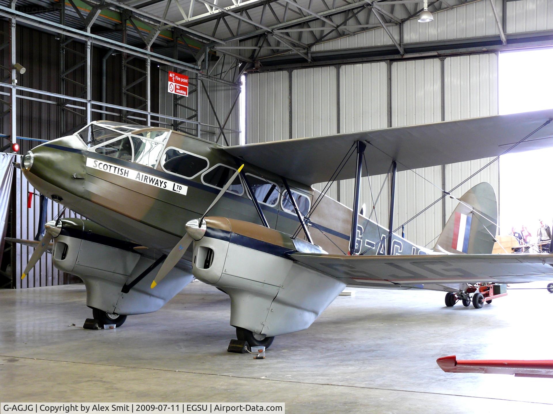 G-AGJG, 1941 De Havilland DH-89A Dominie/Dragon Rapide C/N 6517, De Havilland DH89A Dragon Rapide G-AGJG Scottish Airways Ltd
