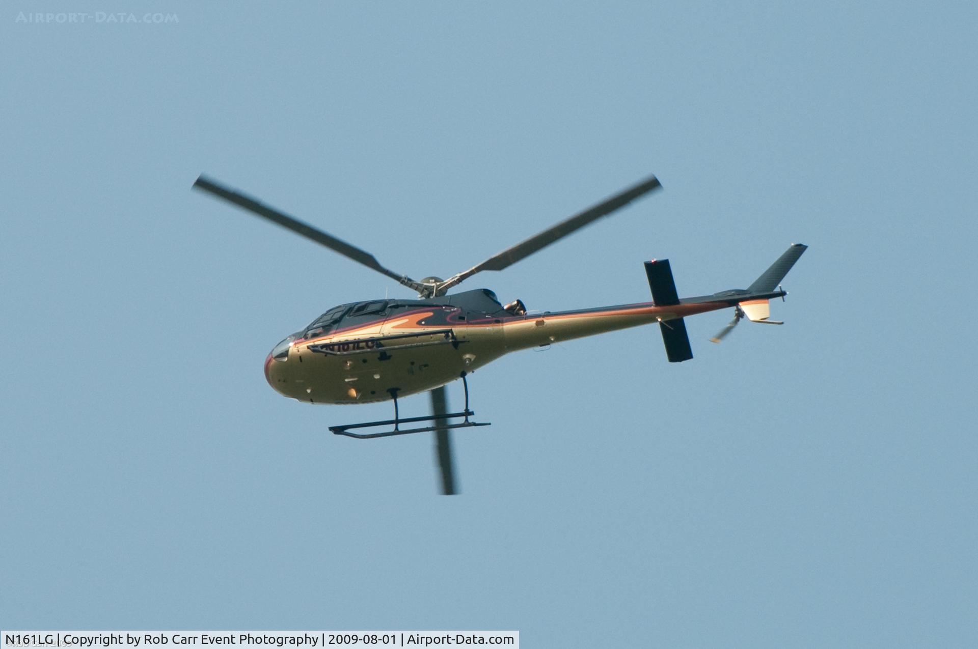 N161LG, Eurocopter AS-350B-2 Ecureuil Ecureuil C/N 4586, Helicopter in Flight: New Paint Job