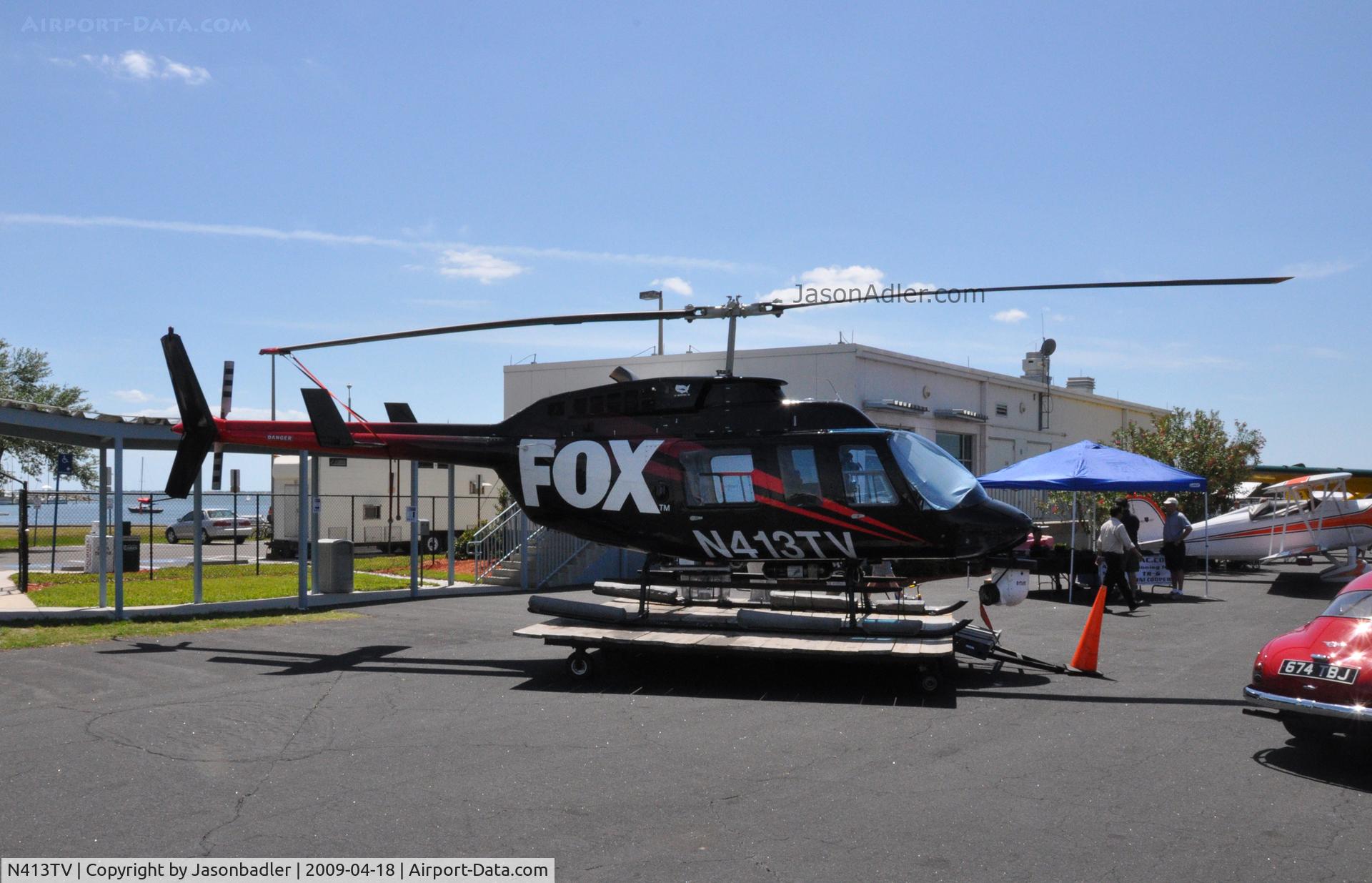 N413TV, 1981 Bell 206L-1 LongRanger II C/N 45636, Peter O. Knight airshow Davis Island Tampa Florida