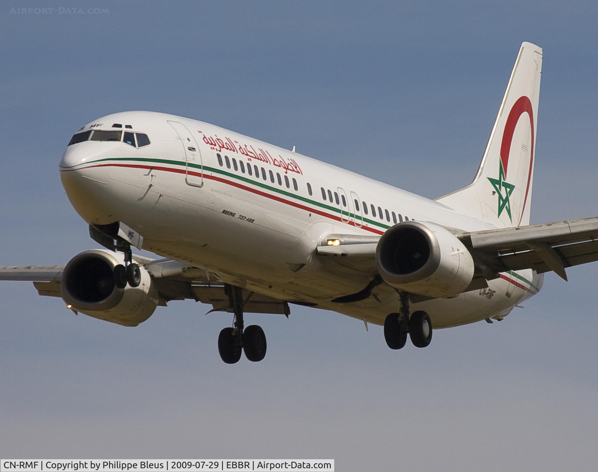 CN-RMF, 1990 Boeing 737-4B6 C/N 24807-1880, Short final rwy 25L. This one has been 