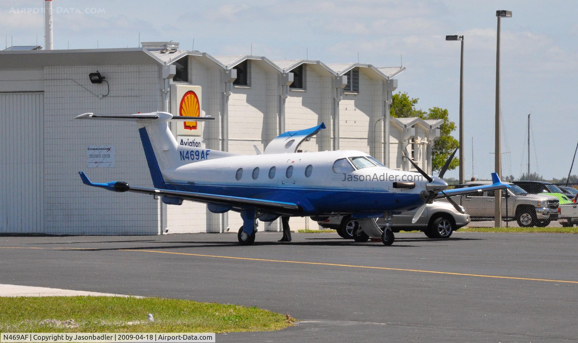 N469AF, 2002 Pilatus PC-12/45 C/N 469, Peter O. Knight airshow Davis Island Tampa Florida